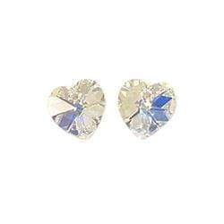 AussieSuperStore Jewellery Making Supplies Crystal AB Bead Swarovski Pendant Heart 10mm (in 2 colors) Bead Swarovski Pendant Heart 10mm |Jewellery Making Beads Supplies 9323823155513 SWK1802